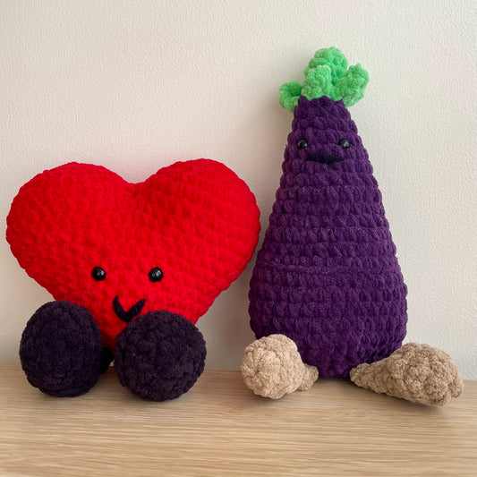 Eggplant jellycat