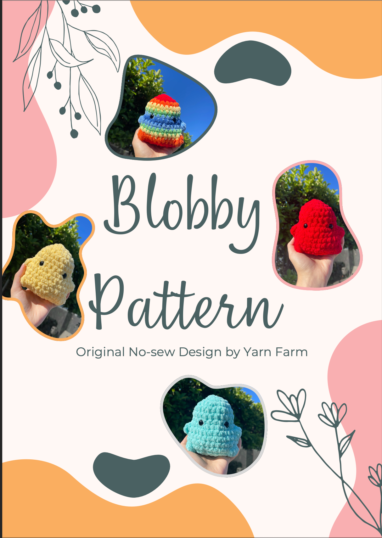 No-Sew Blobby Crochet Pattern