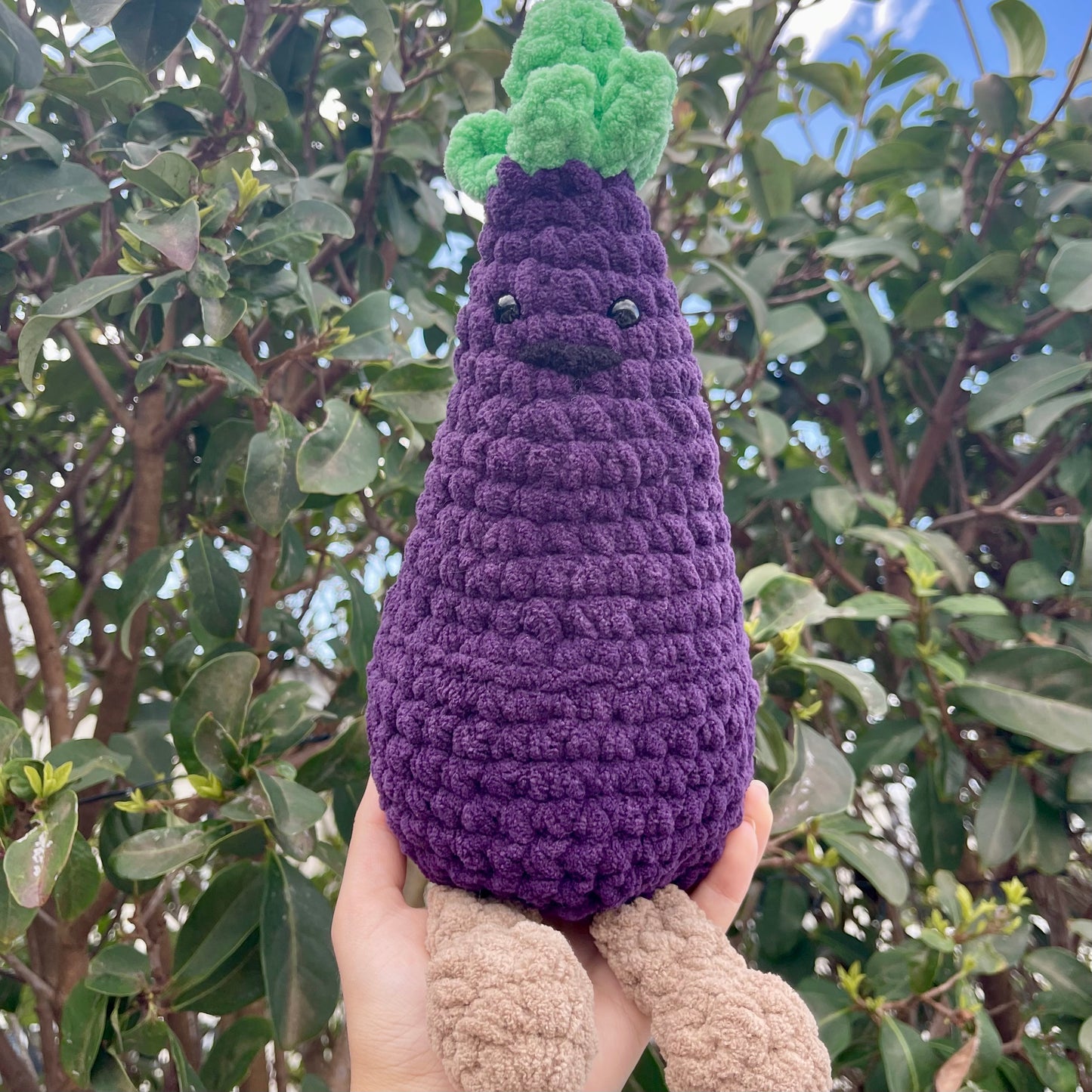 Eggplant jellycat