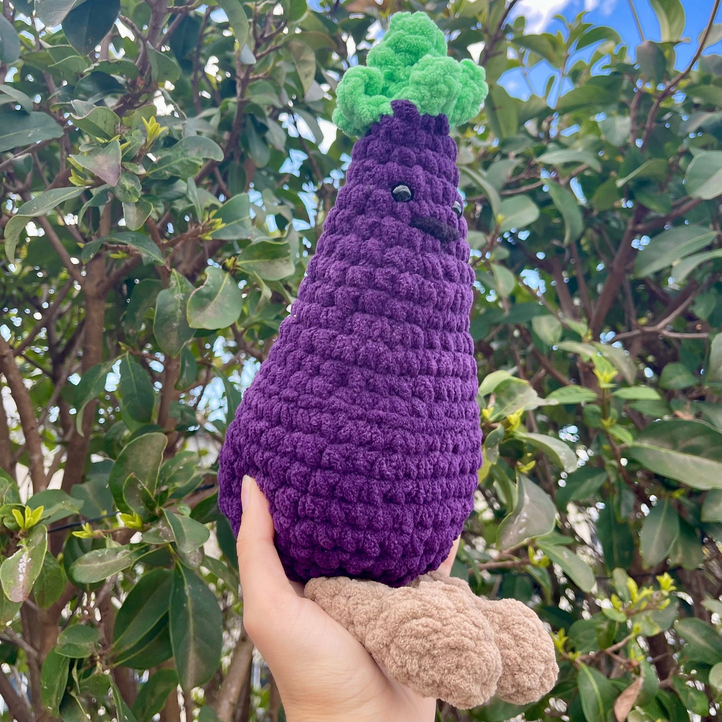 Eggplant jellycat