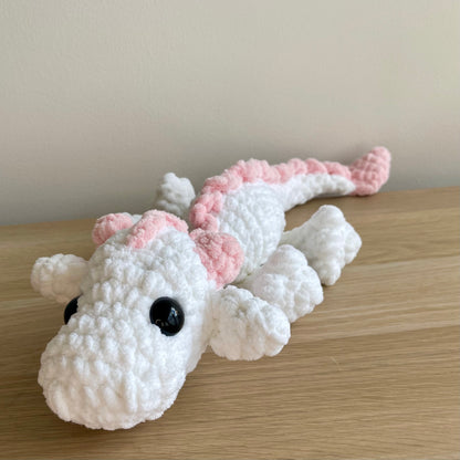 Pink and White Dragon