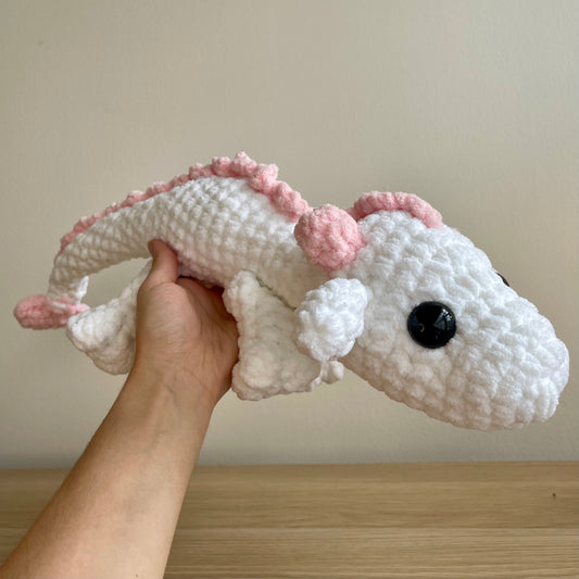 Pink and White Dragon