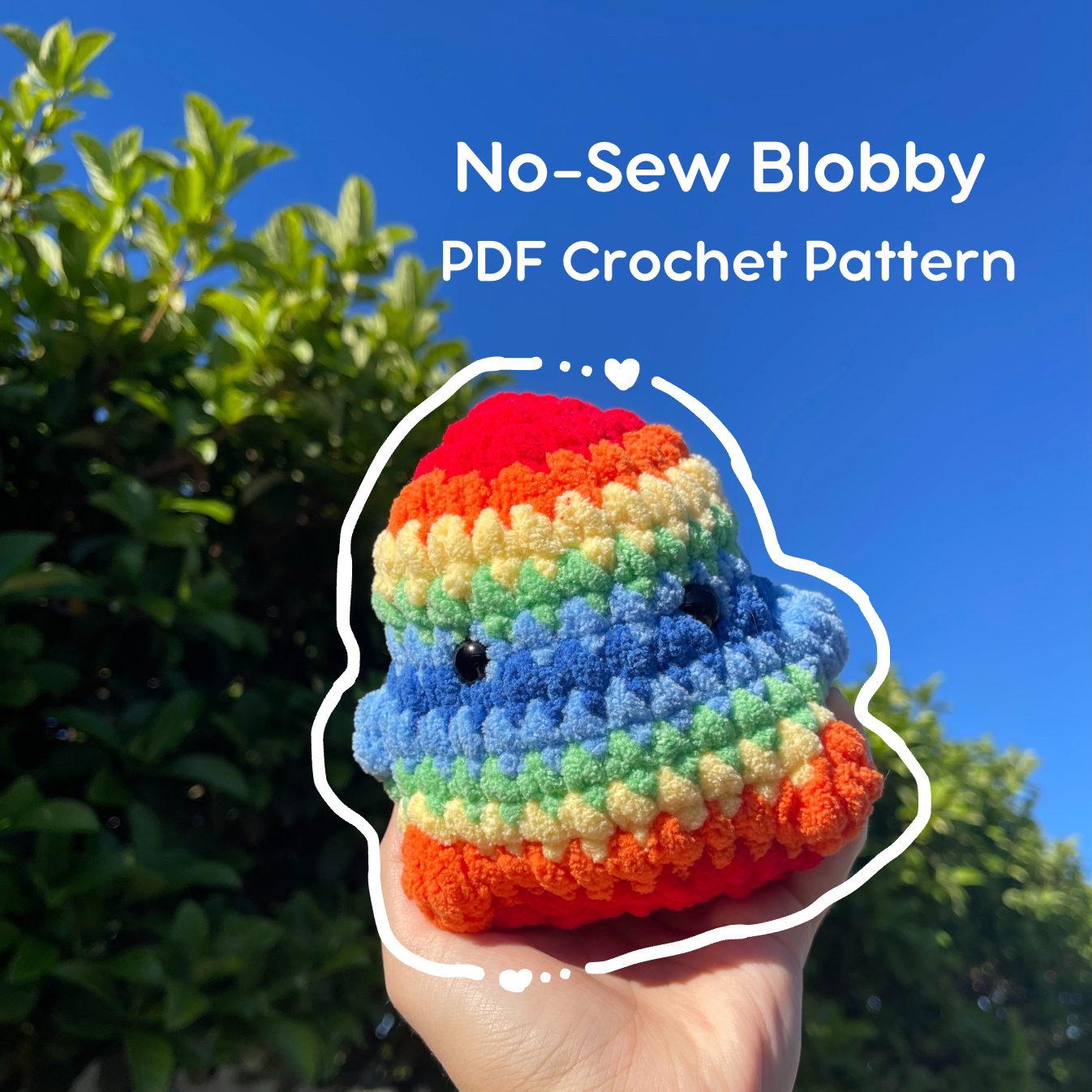 No-Sew Blobby Crochet Pattern
